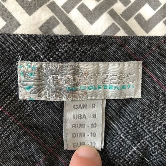 𝅺point Zero Grey dress pants size 9/10 - Picture 3 of 4